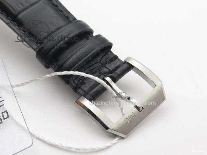 MIROTIME 0322 Sustainable Portuguese IW545408 White Dial ZF 1:1 Best Edition On Dark Blue Leather Strap 7335